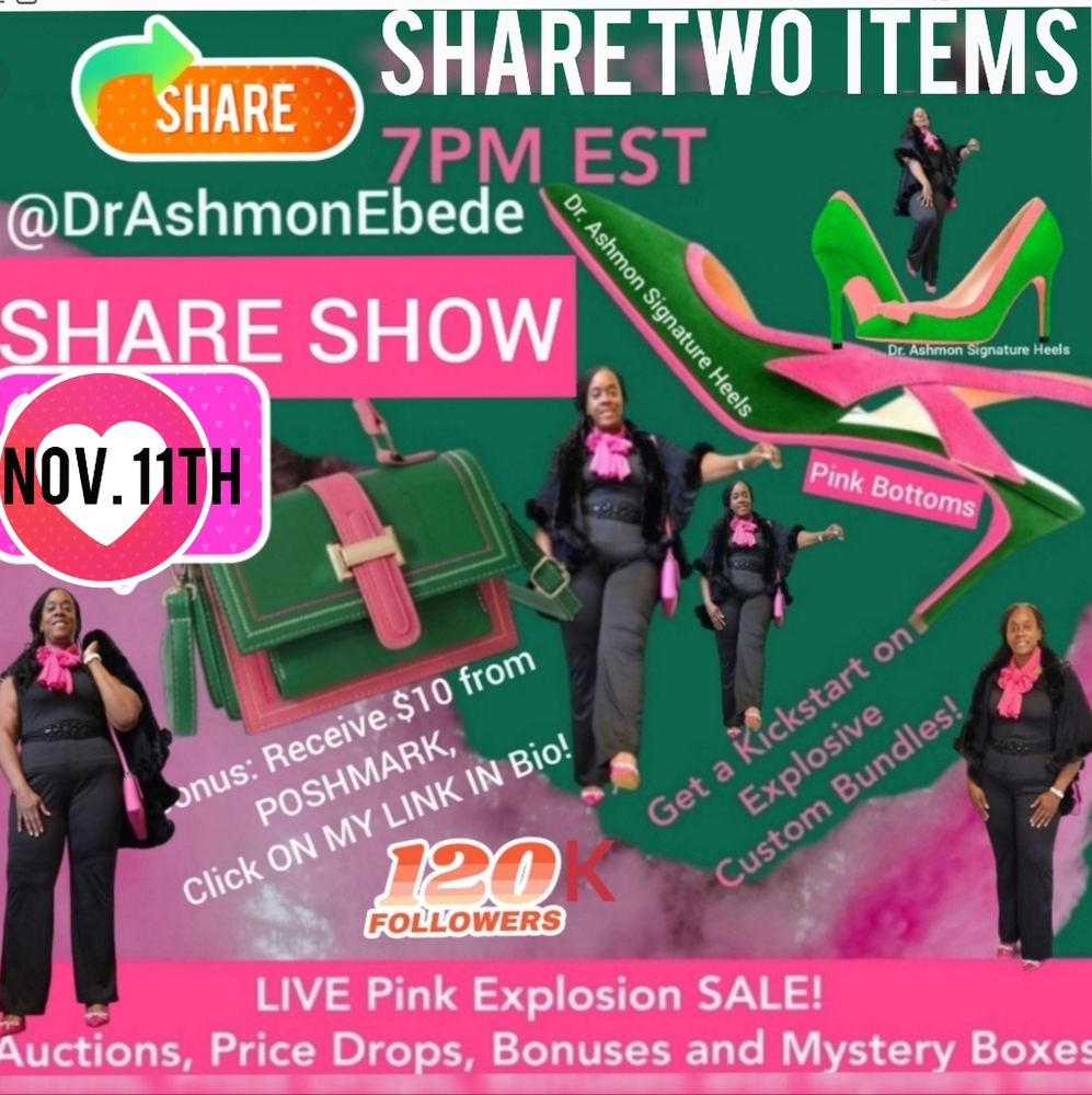 🥳LIKE FOR SHARE SHOW Notifications LIVE SHARE SHOW ON NOV 1OTH & BUNDLE 2 ITEMS
